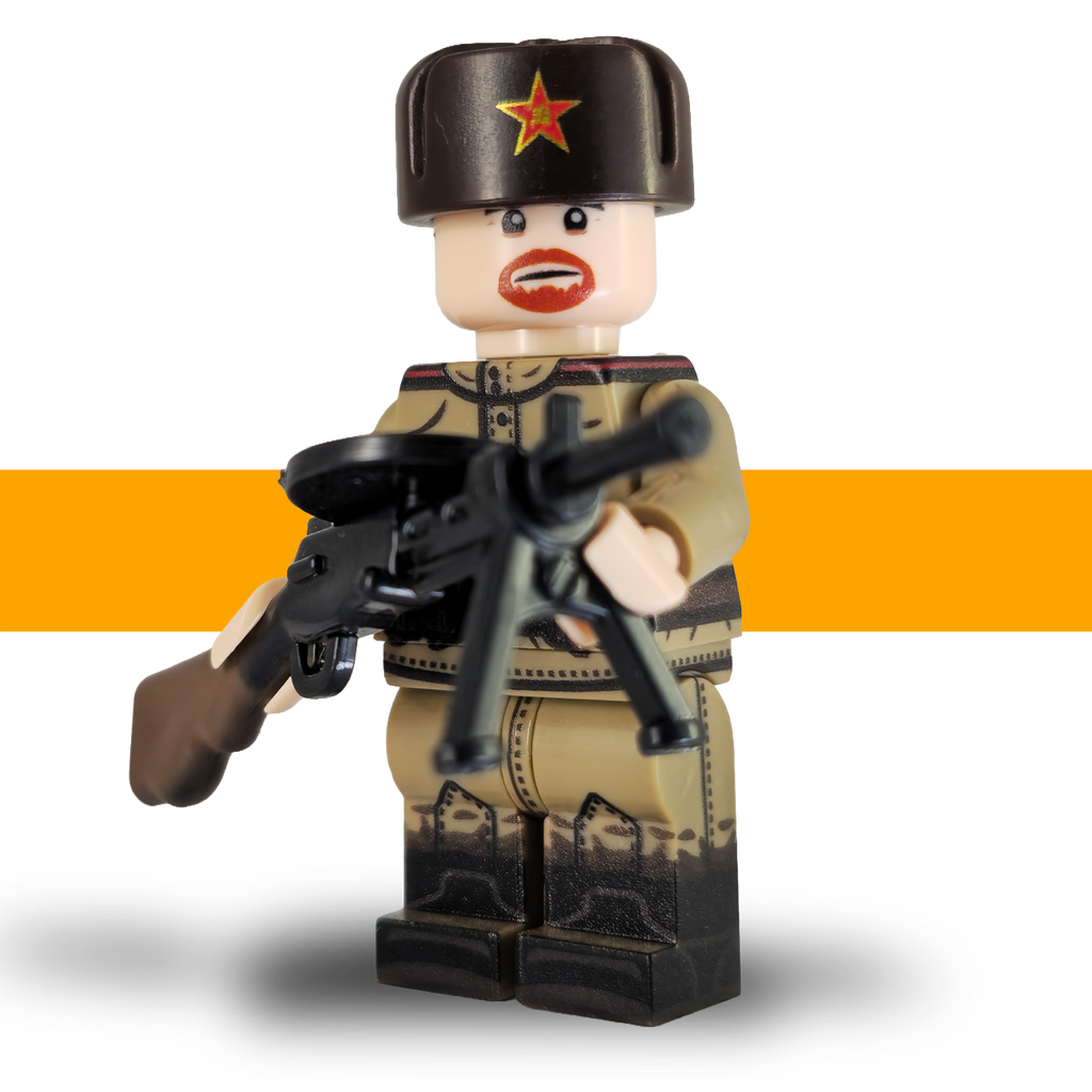 Russian Infantry - WW2 - DP27 (High Quality Compatible)