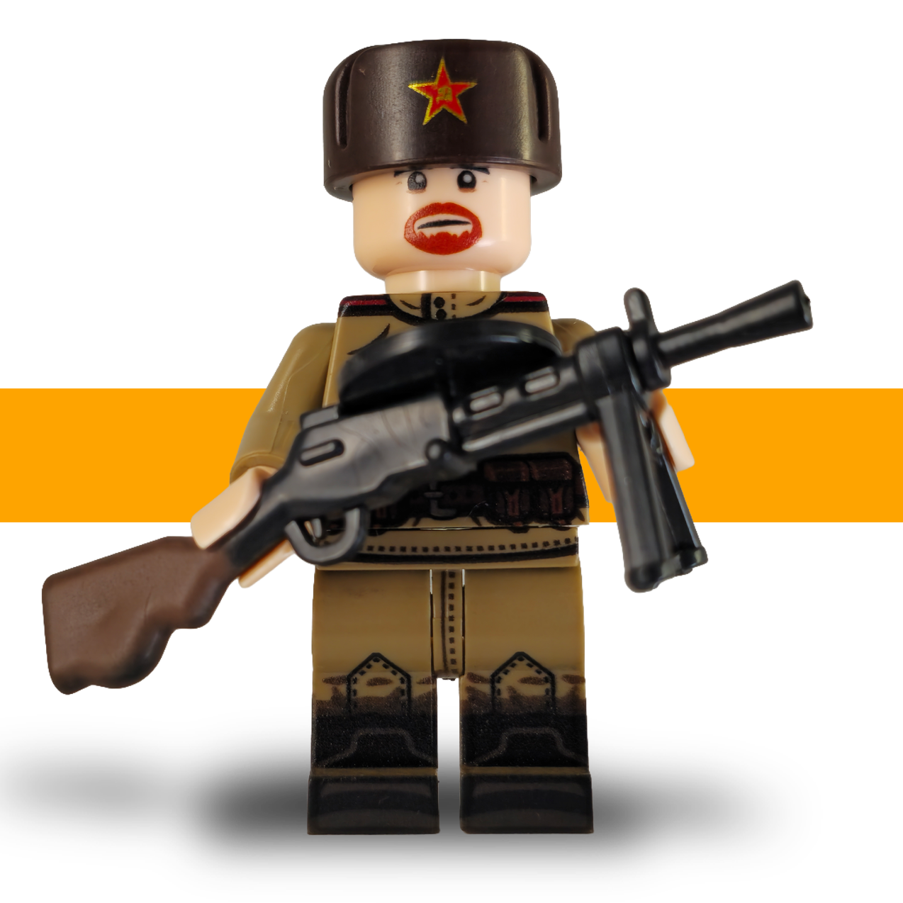 Russian Infantry - WW2 - DP27 (High Quality Compatible)