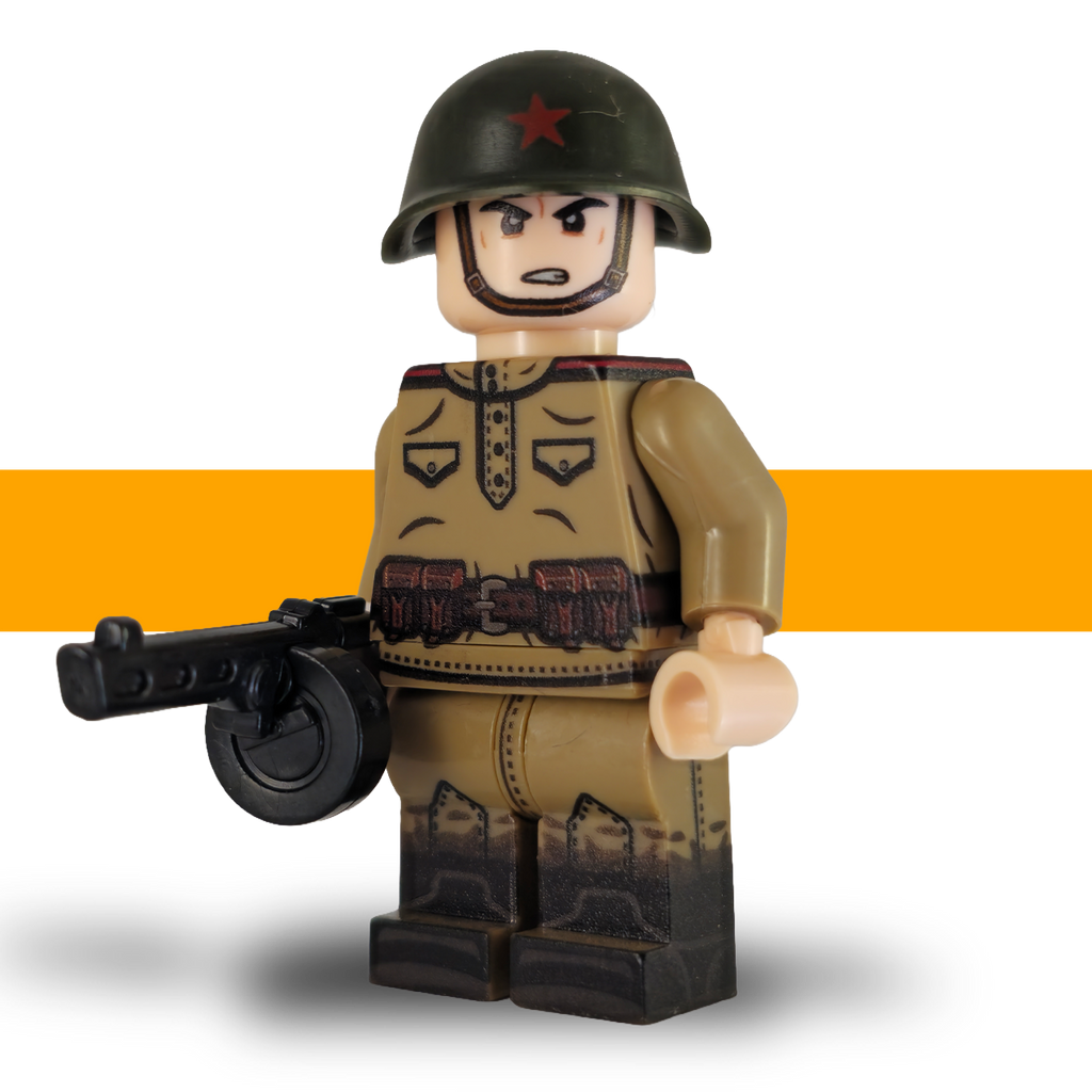 Russian Infantry - WW2 - PPSH41 (High Quality Compatible)
