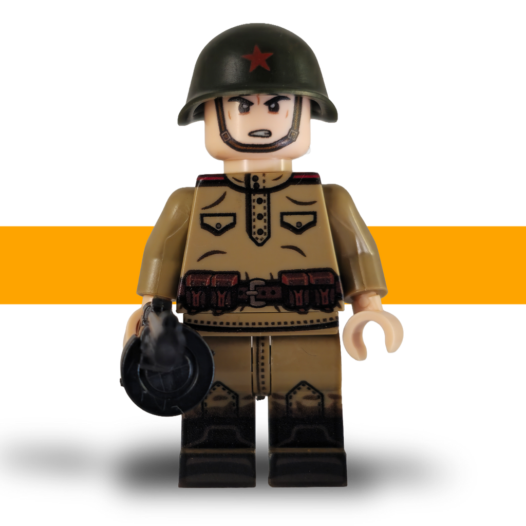 Russian Infantry - WW2 - PPSH41 (High Quality Compatible)