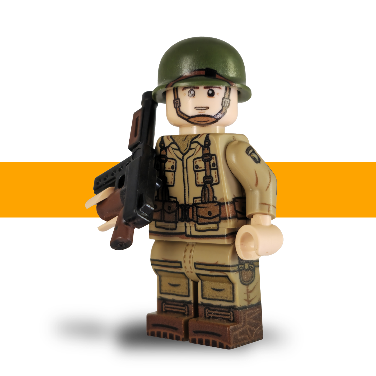 Buck Compton Easy Company 101st Airborne US WW2 Lego Army
