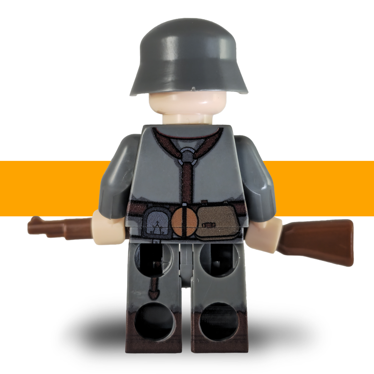 German Rifleman ww1 b Lego Army Scots Plastic back
