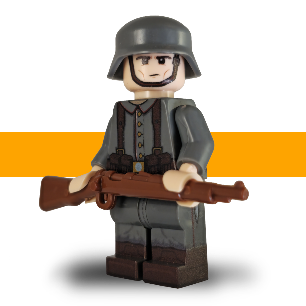 German Rifleman ww1 b Lego Army Scots Plastic Front