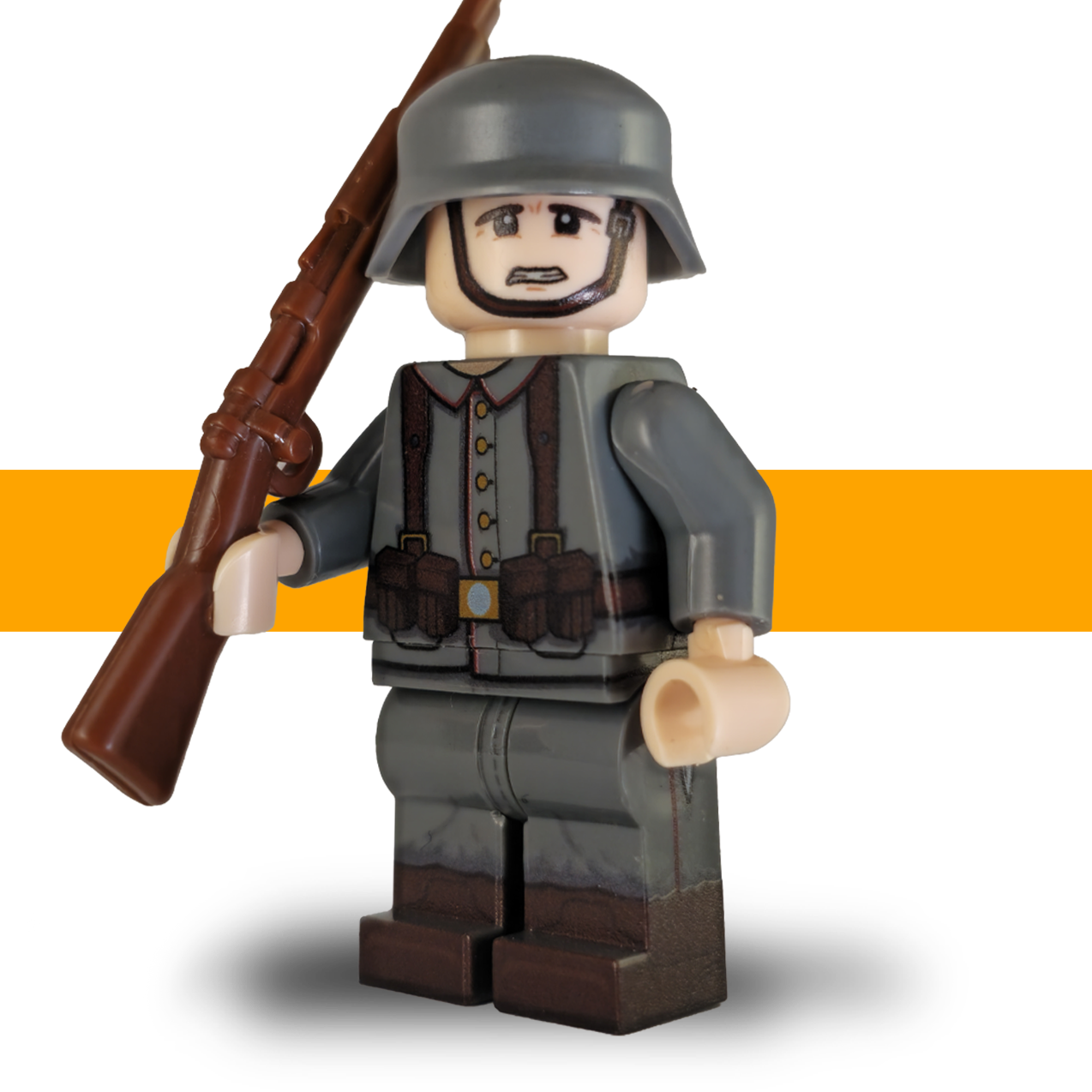 German Rifleman ww1 c Lego Army Scots Plastic front