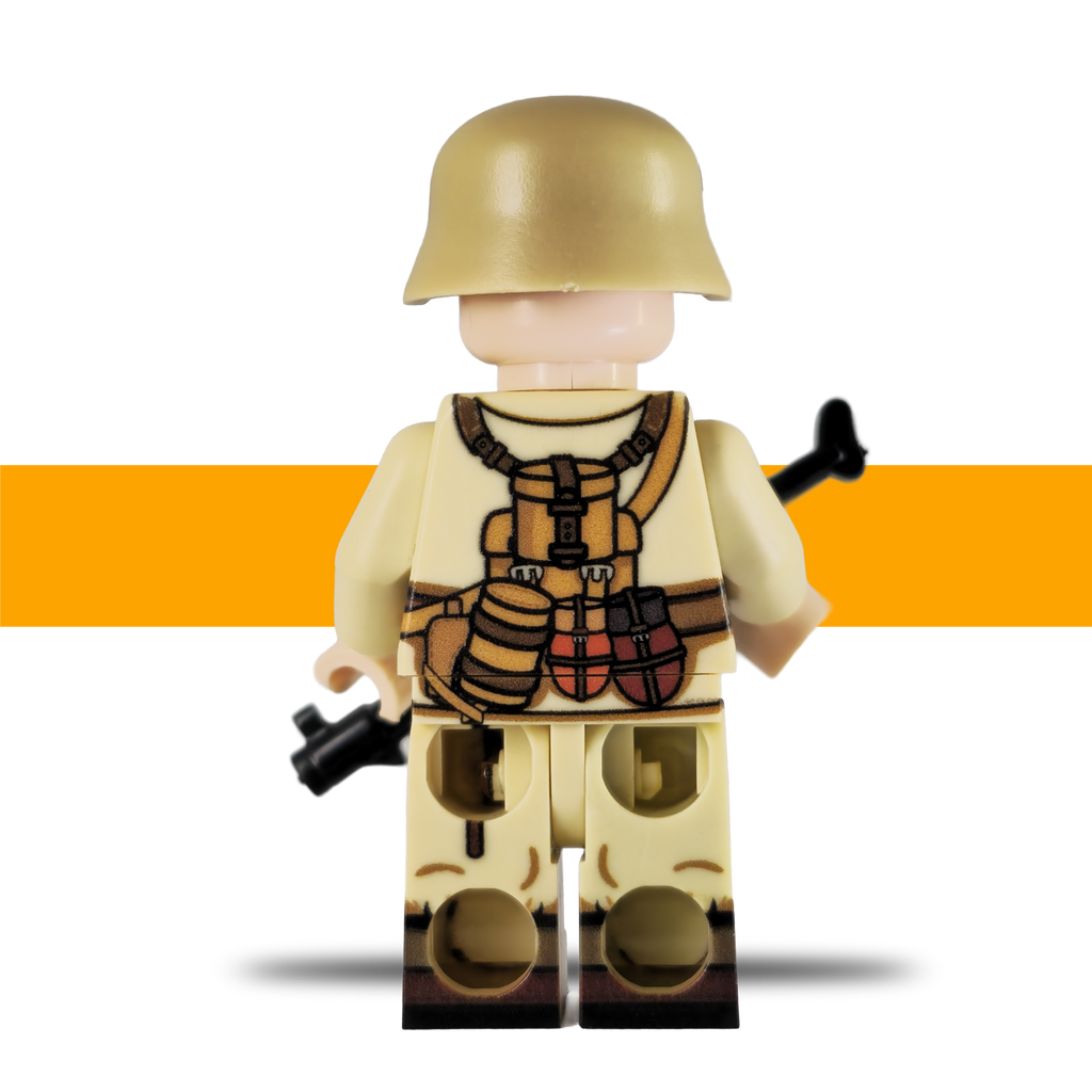 Soldado de asalto alemán del desierto - Segunda Guerra Mundial (compatible)