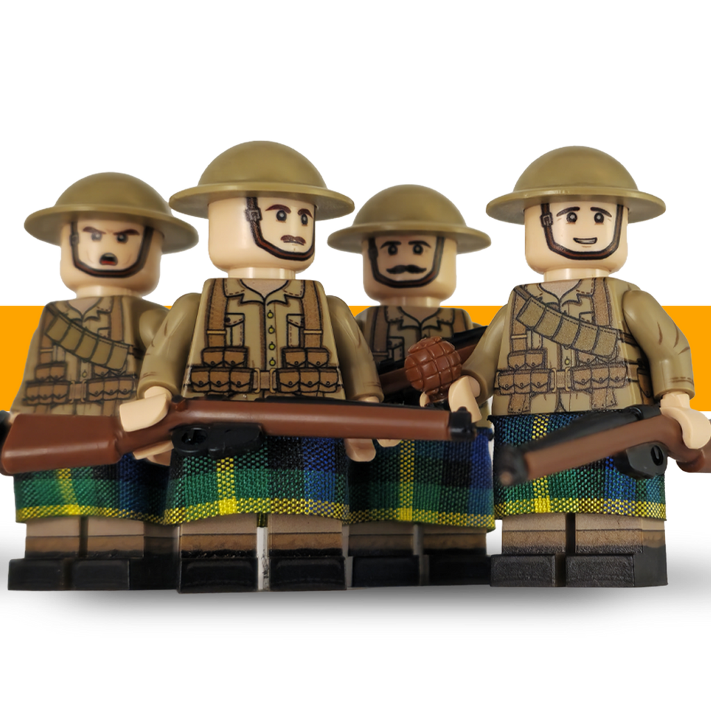 Gordon_Highlander_VC_squad_ww1_Lego_Army_Scots_Plastic_front b