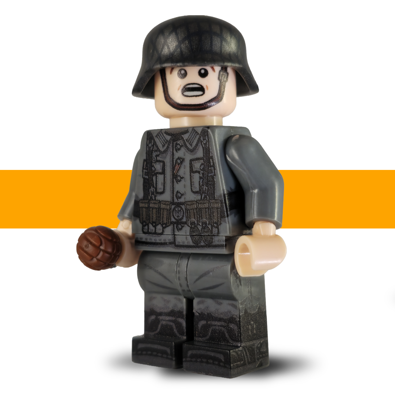 Grenade_German_WW2_Lego_Army_Minifigure_Scots_Plastic_Front