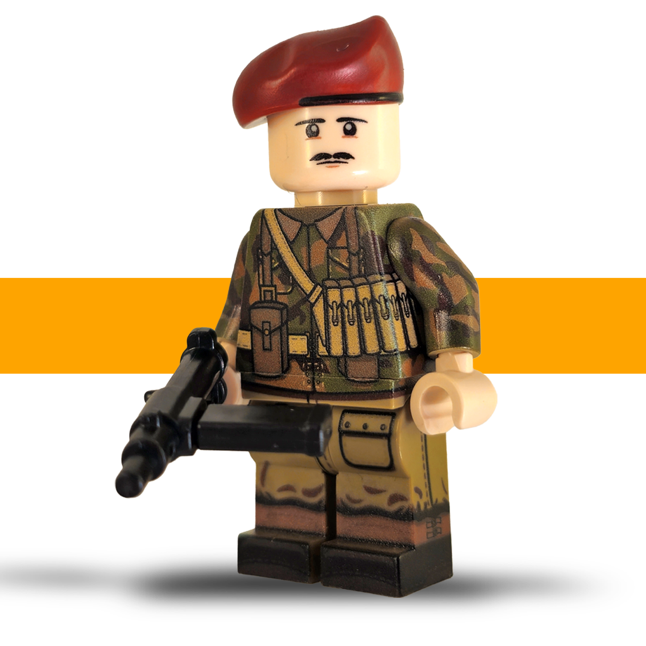 Lt_Col_John_Frost_Parachute_Regiment_Minifigure_Lego_Army_Scots_Plastic_Front