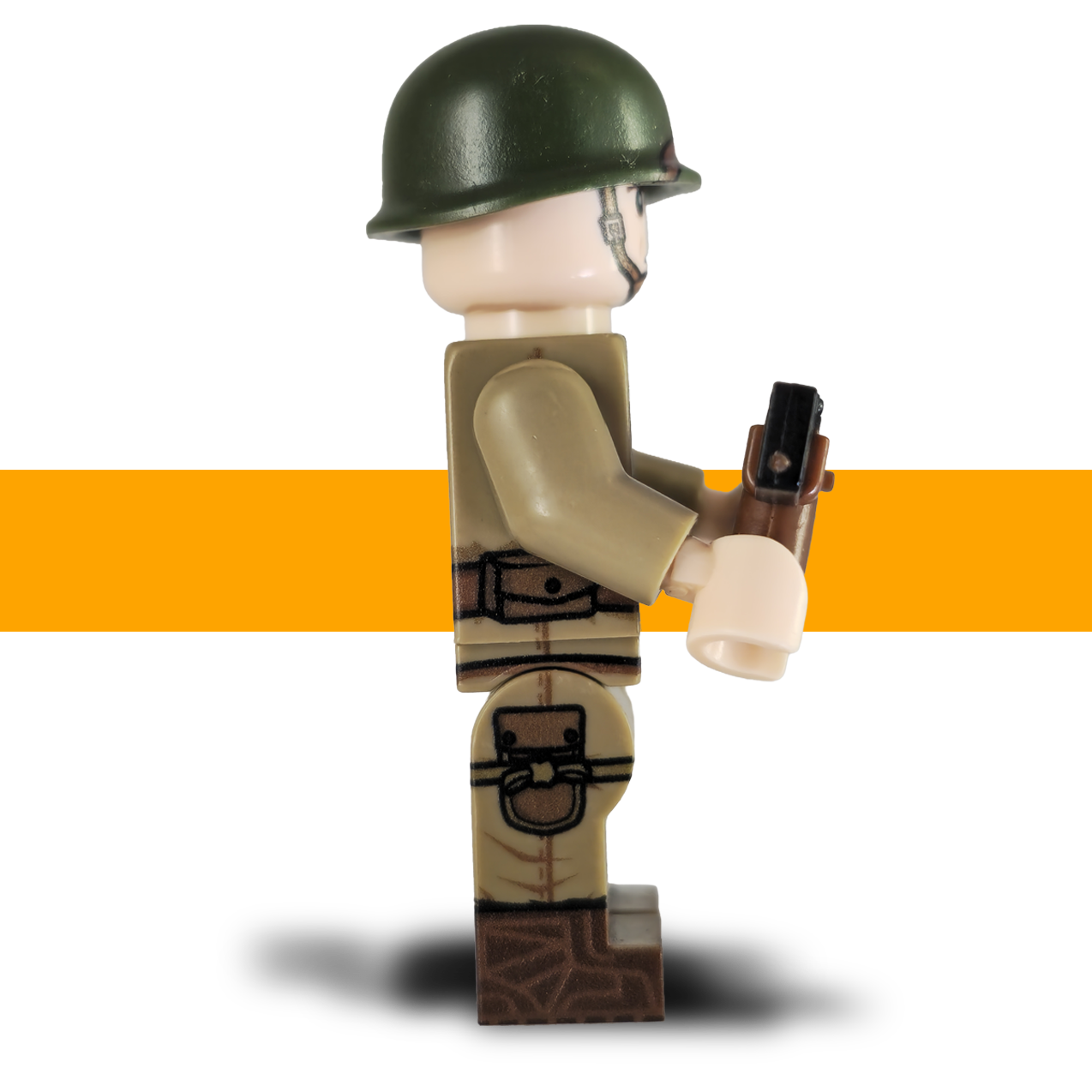 M1A1_Carbine_101st_Airborne_WW2_Lego_Army_Minifigure_Side_Right
