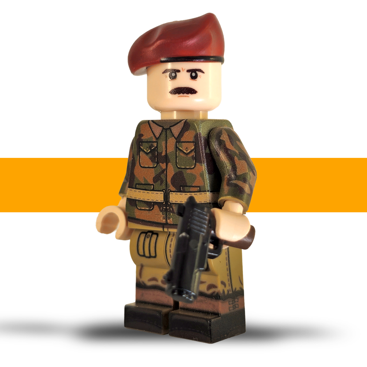 Maj_Gen_Roy_Urquhart_Parachute_Regiment_Minifigure_Lego_Army_Scots_Plastic_Front