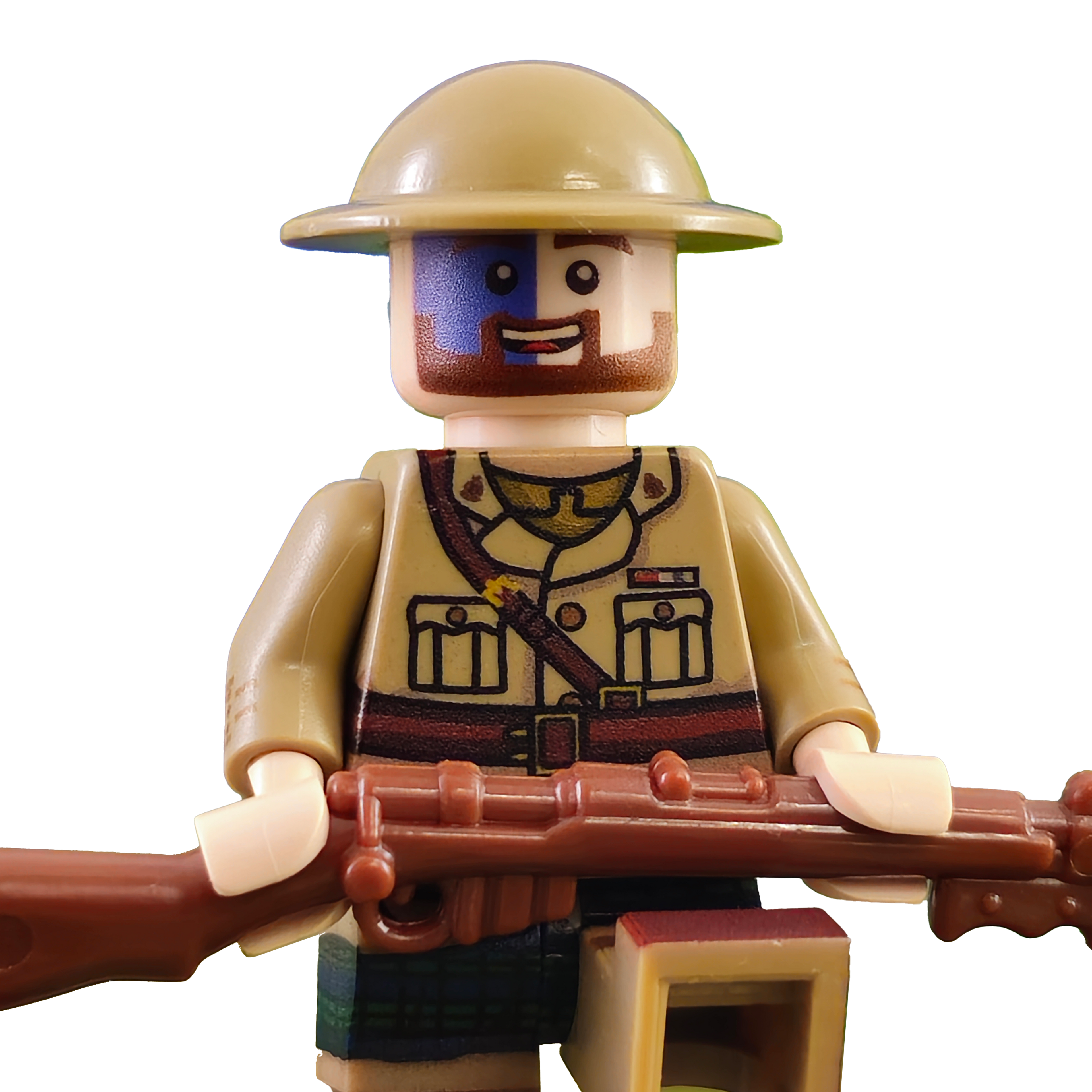 Scots Plastic LEGO Army Soldier, Front 2