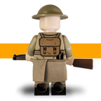WW1_British_Minifigure_Rifleman_Lego Army Scots Plastic back