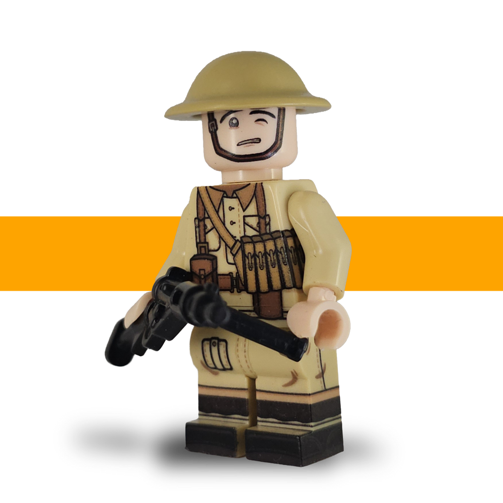 WW2 Desert Rat British Soldier Lego Army Scots Plastic Shock Trooper