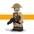 WW2 Desert Rat British Soldier Lego Army Scots Plastic Shock Trooper