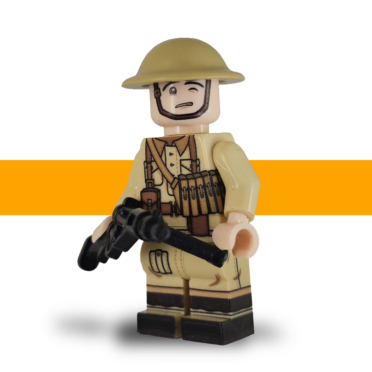 WW2 Desert Rat British Soldier Lego Army Scots Plastic Shock Trooper