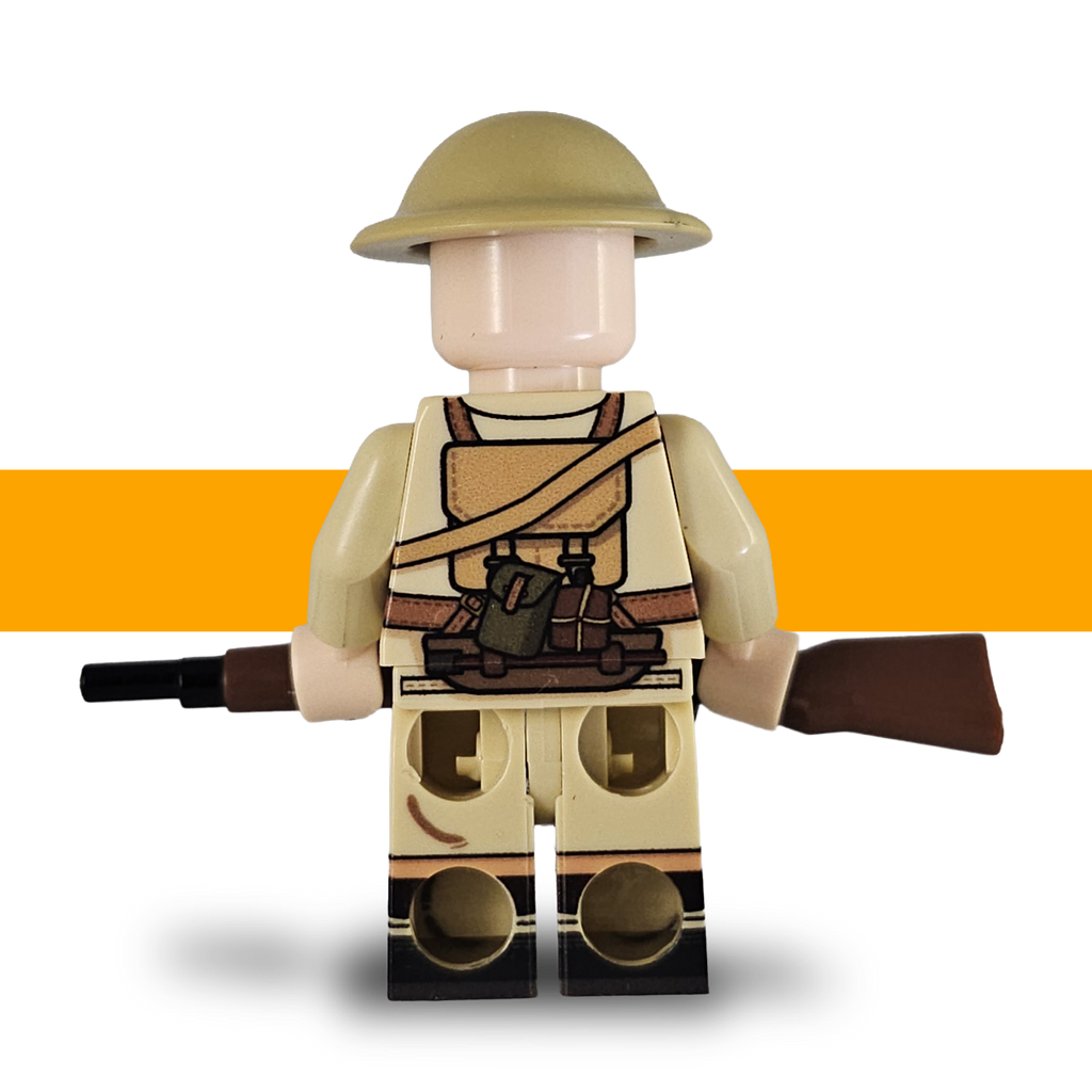 WW2 Desert Rat British Soldier Lego Army Scots Plastic Sniper Back 2