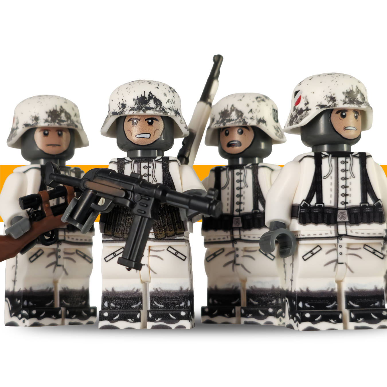 Winter German Squad - WW2 (Compatible)